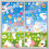 9 Sheets Easters Window Clings Double Sided Bunnies Eggs Chick 12