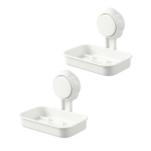 Pack Of 2 Wall Mounted Soap Dishes Suction Cup Designs Soap