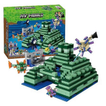 My world deep sea temple 21136 children's educational assembly building blocks interlocking toys 10734