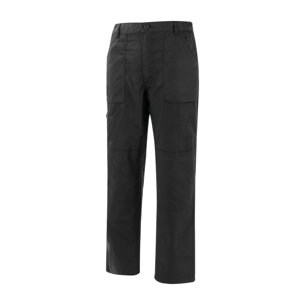 (40, Black) Regatta Professional Mens New Cargo Multi Pockets Work Workwear Trousers 5051513055105