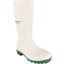 (42 EUR, WHITE) Dunlop FS1800/171BV Wellington / Mens Boots / Safety Wellingtons