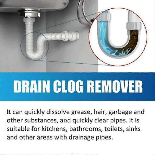 1-3X Strong Pipeline Dredging Agent,Powerful Pipe Dredging Agent for Kitchen Toilet 2