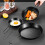 3Pcs Stainless Steels Frying Pans Nonstick Skillets Practical 16