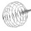 Stainless Steel Spirals Spring Whisk Eggs Beater Manual Press 10