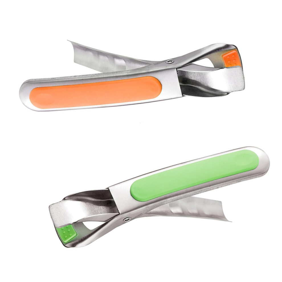 2Pcs Heat Resistant Tongs For Hot Dishes Stainless Steel Kitchen 7755000159601