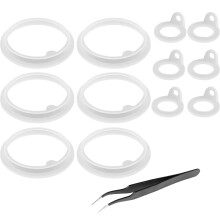 13 Piece Silicone Seals for Water Cup Lid Convenient Leak Proof