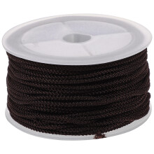 1Rouleetfilartisanalennyloncouleurcaféflexiblepourbijouxdiy
