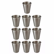 Multifunctional Stainless Steel Water Cups Accessory Elegant