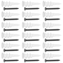 Mlins 100 Sets Zubehör Band Elastische Tastenabdeckung Expansionsschraube