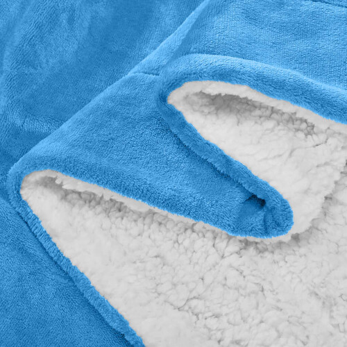 (Single, Light Blue) Heavy Thick Blanket Bed Throw-Single Double King Size-Warm Fluffy for Extreme Winters 1