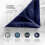 (King, Navy) Heavy Thick Blanket Bed Throw-Single Double King Size-Warm Fluffy for Extreme Winters 3