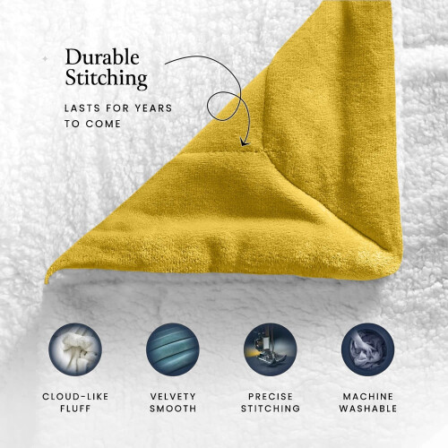 (King, Orche) Heavy Thick Blanket Bed Throw-Single Double King Size-Warm Fluffy for Extreme Winters 2