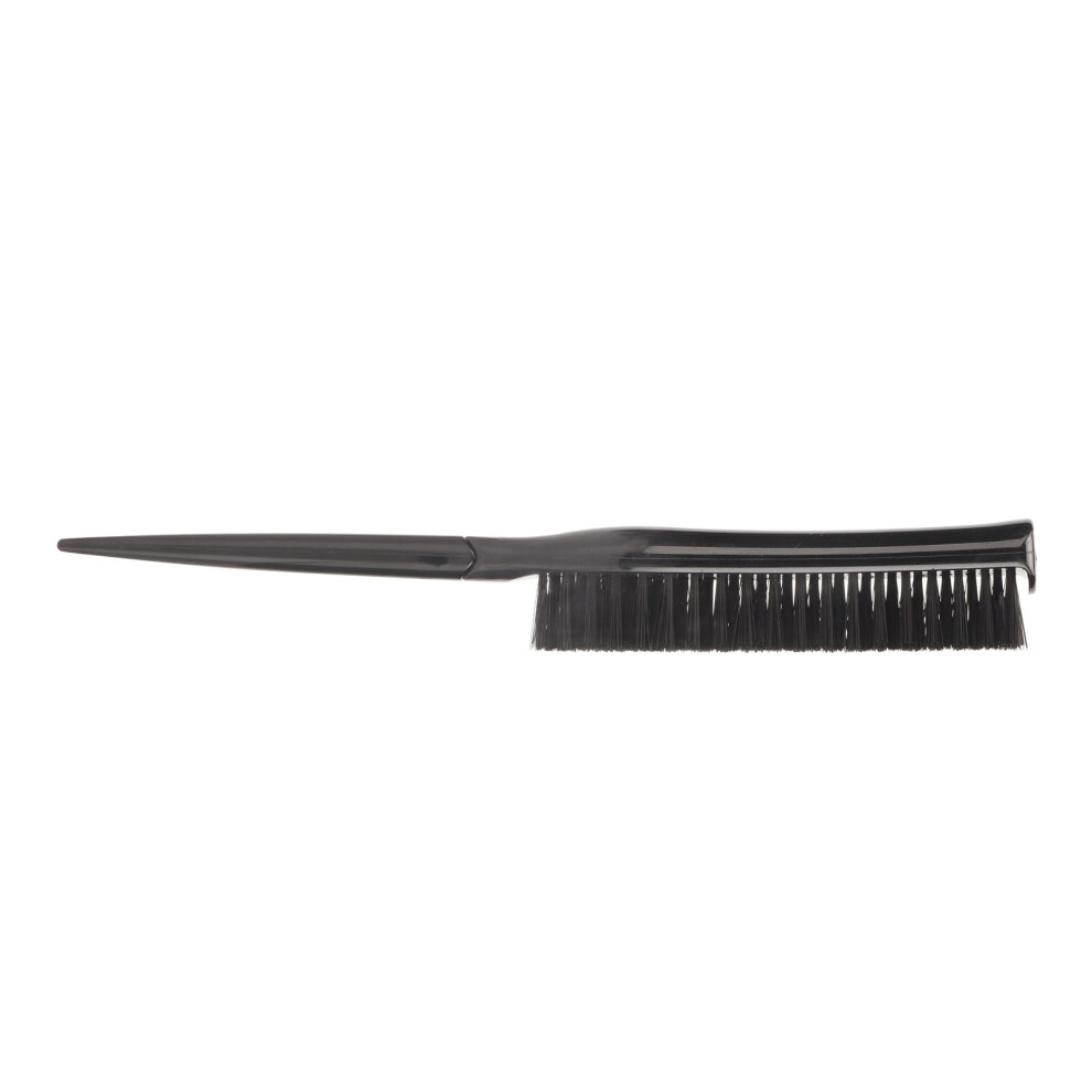 Black Salon-Quality Nylon Teasing Brush For Enhanced Hair Volume