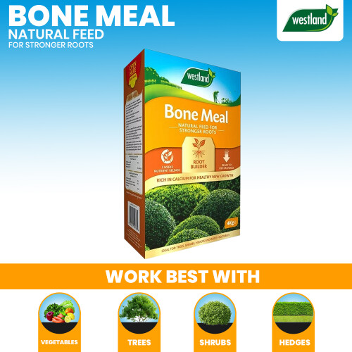 Westland Westland Bone Meal 4kg Natural Root & Plant Feed 1