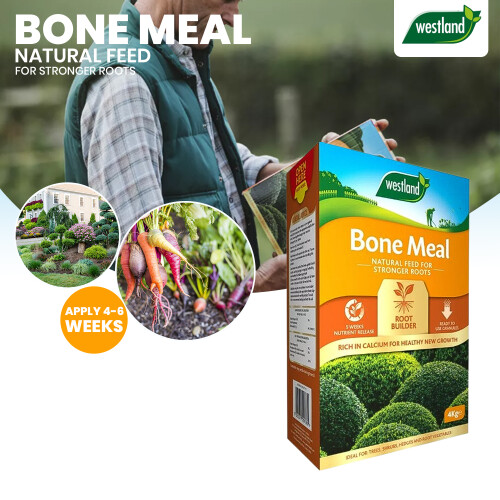 Westland Westland Bone Meal 4kg Natural Root & Plant Feed 2