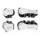 Equestrian Protection: 4 White Adjustable Open Front Horse Boots Set 1