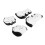 Equestrian Protection: 4 White Adjustable Open Front Horse Boots Set 14