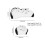 Equestrian Protection: 4 White Adjustable Open Front Horse Boots Set 4