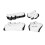 Equestrian Protection: 4 White Adjustable Open Front Horse Boots Set 15