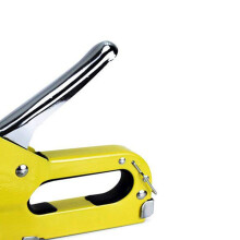 Schwerlast-Metall-Handstapler mit 600 Nägeln, Gelb, 0,55 kg