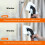 Rechargeable Window Vac, Cordless Window Vacuum Squeegee Cordless UK 3