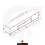Creative Furniture Goldline Gloss 200cm TV Unit - Black Gloss 7