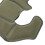 WENDY 2-Schicht Memory-Schaum Helm-Polster-Set OD-Grün 3