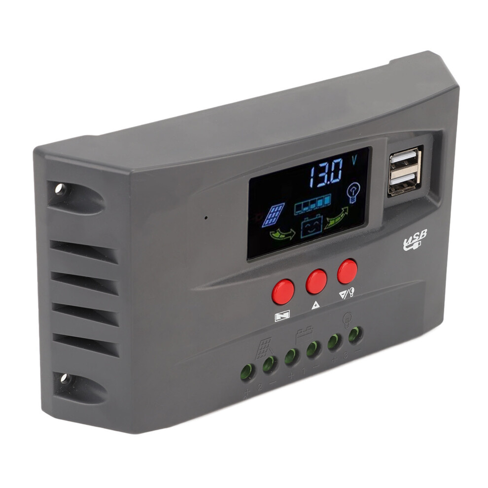 40A Mppt Solar Charge Controller 12V/24V Lcd Display Usb 4911353819415