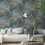 Grandeco Navy Plaster Effect Wallpaper Concrete Industrial Textured Vinyl 1