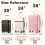20 Inch ABS+PC Travel Suitcase And Men School Backpack Set 11
