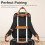 20 Inch ABS+PC Travel Suitcase And Men School Backpack Set 3