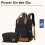 20 Inch ABS+PC Travel Suitcase And Men School Backpack Set 12