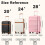 20 Inch ABS+PC Travel Suitcase And Men School Backpack Set 2