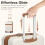 20 Inch ABS+PC Travel Suitcase And Men School Backpack Set 4