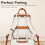20 Inch ABS+PC Travel Suitcase And Men School Backpack Set 5
