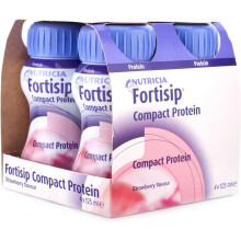 Fortisip Compact Protein Strawberry 125ml Pack of 4