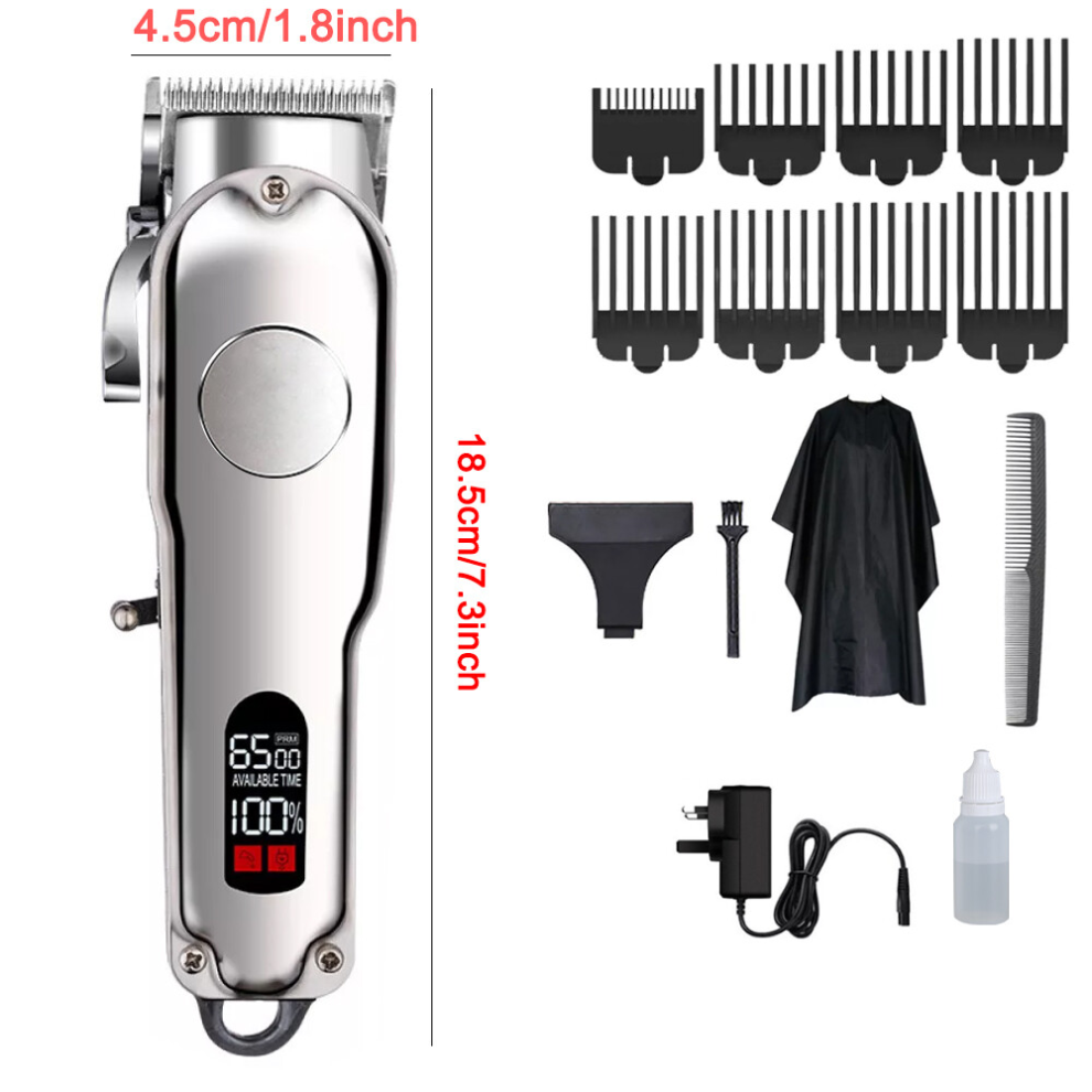 Professional Men Cordless Hair Clippers Beard