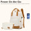 20 Inch ABS+PC Travel Suitcase And Men School Backpack Set 11