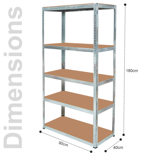 5-Tier Heavy Duty Racking Shelf Shelving Units for Garage 1