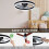 LED Ceiling Fan Light Dimmable With Remote Control Chandelier Lamp 8