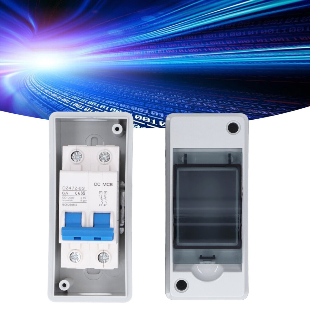 Dc 1000V Ip65 Waterproof Mini Circuit Breaker Isolator Switch 6A Dz47z 63 8061353823229