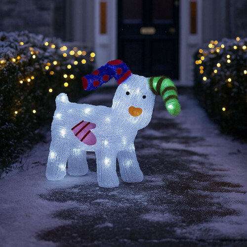 NEO Neo LED Snowdog Christmas Decoration 1