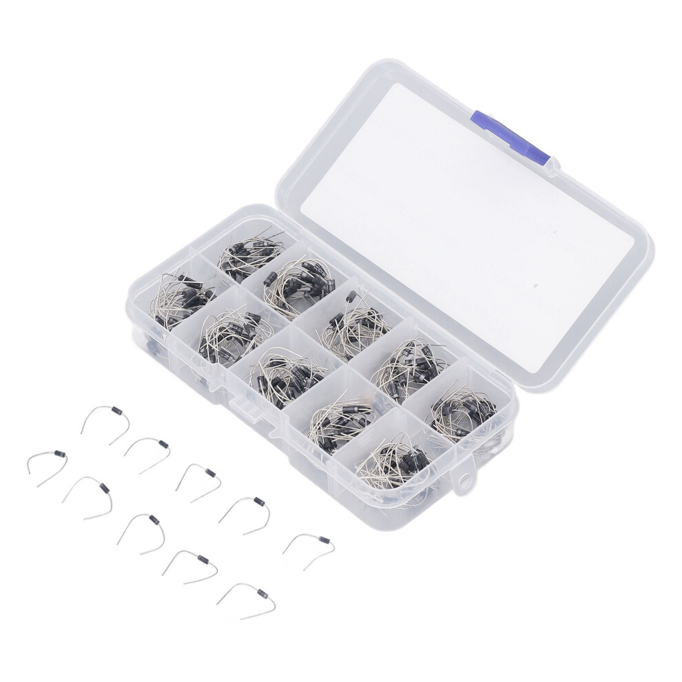 Assorted Rectifier Diode Kit: 1N4001 To 1N5819 200 Pieces Included 4991353823476