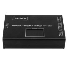 Aluminum Alloy 2-4S LiPo Battery Balance Charger with Voltage Display, 81x50x20mm