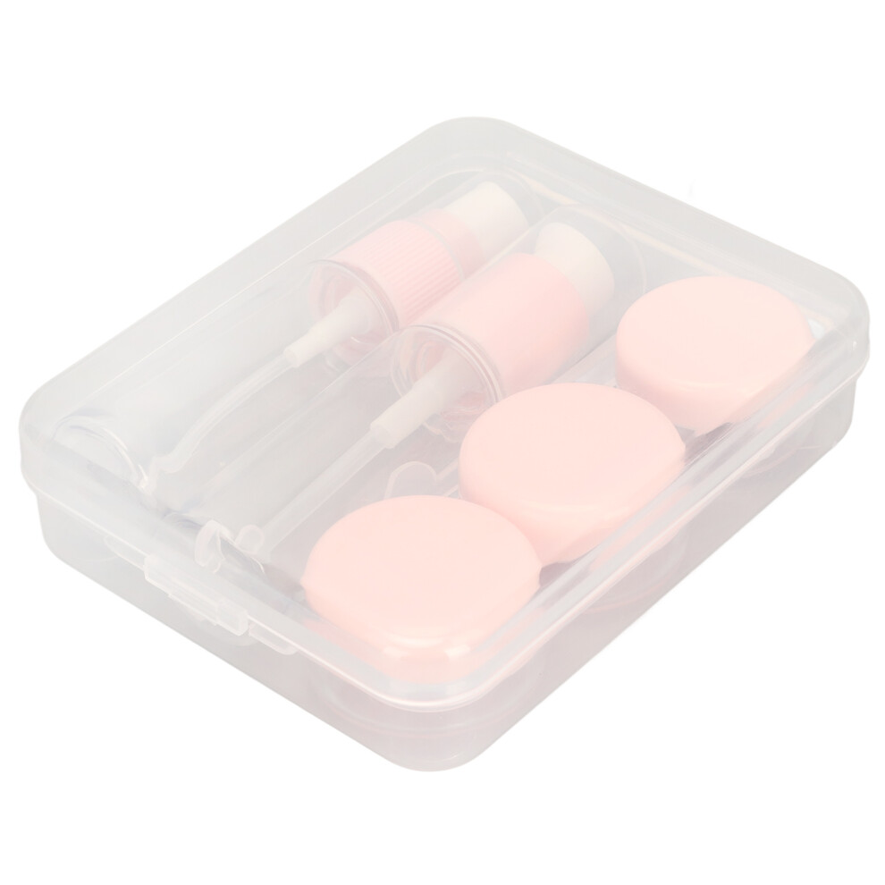 Leakproof Travel Bottles Kit 4pcs, Refillable, Transparent, 100ml