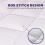 Double Mattress Topper 5cm 600 GSM White 4