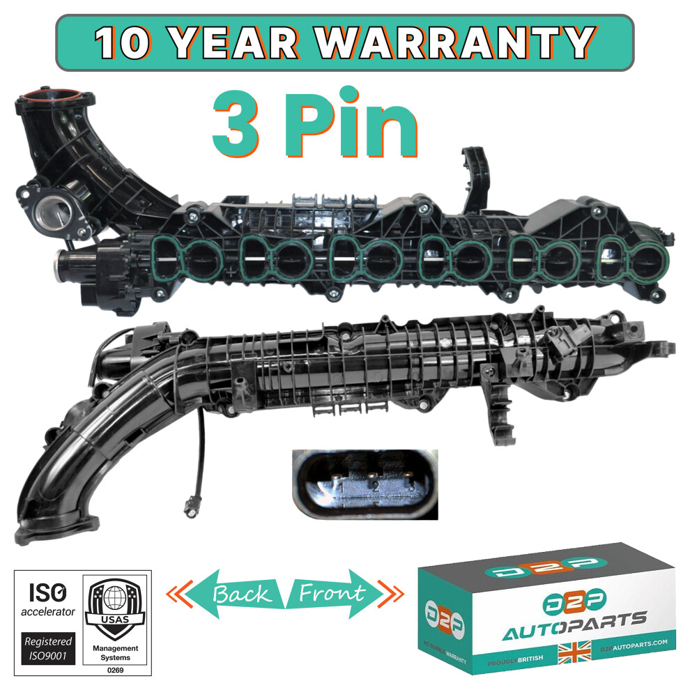Intake Manifold For Bmw B57 3.0D G30, G31, G32 11618477029 5060520804873