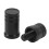 Plastic Pool Cue Joint Protectors Black 2Pcs Billiards Accessory 15