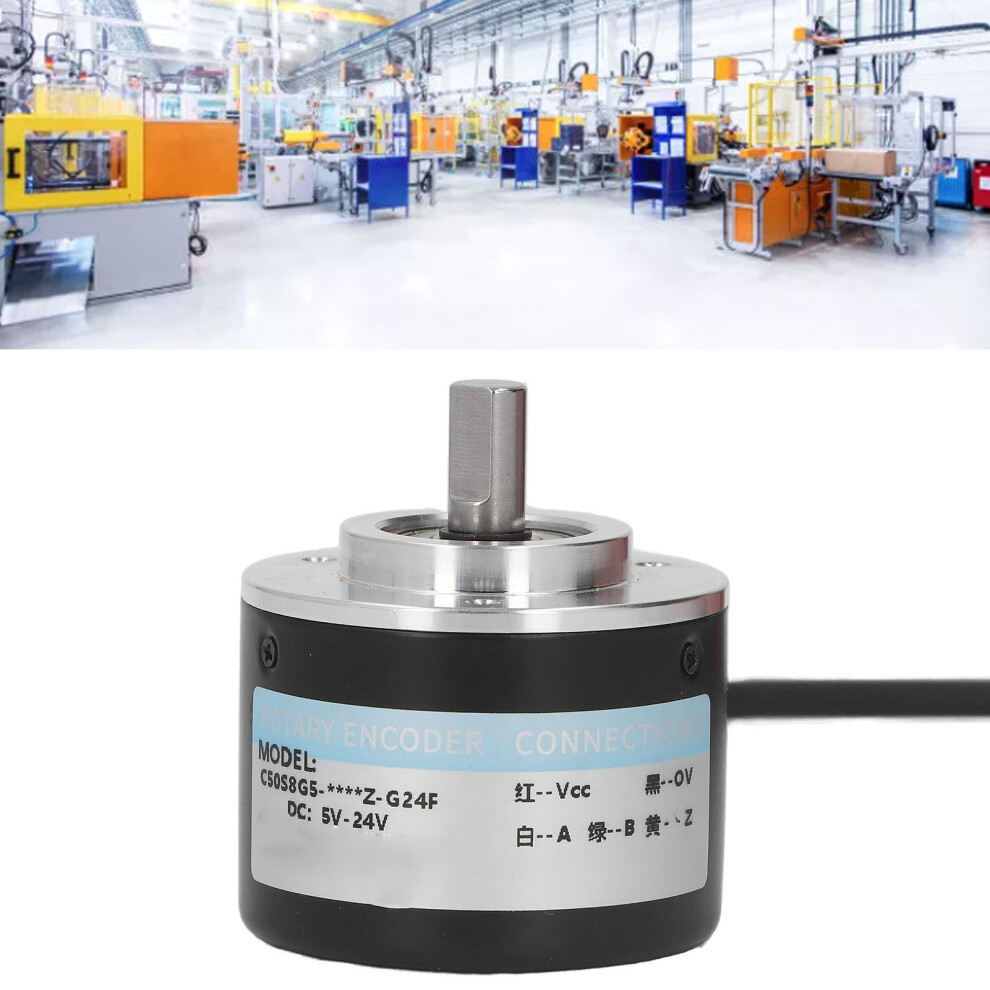 50Mm Ip50 2-Phase Rotary Encoder Dc5-24V 500P/R For Automation 3191353828698