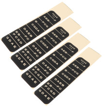 4Stk Violin Scale Aufkleber Spezielle Papier Etikett Aufkleber